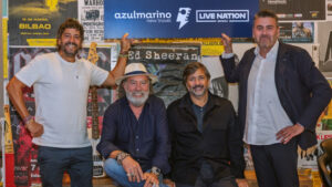 Representantes de World2Meet y Live Nation España en un evento de turismo musical