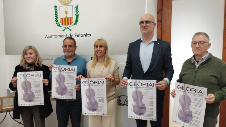Presentación del concierto Glòria de Vivaldi en Felanitx