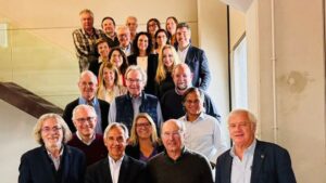 Grupo de académicos de la Academia de la Gastronomía de las Islas Baleares