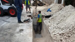 Santanyí amplía la red de alcantarillado a la calle Costa dels Ètics