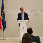 Antoni Costa durante una rueda de prensa sobre negociaciones presupuestarias