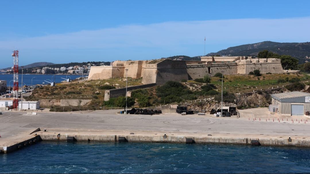 Vista del Castell de Sant Carles en el Puerto de Palma