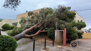 El temporal provoca m&aacute;s de un centenar de incidentes en Baleares
