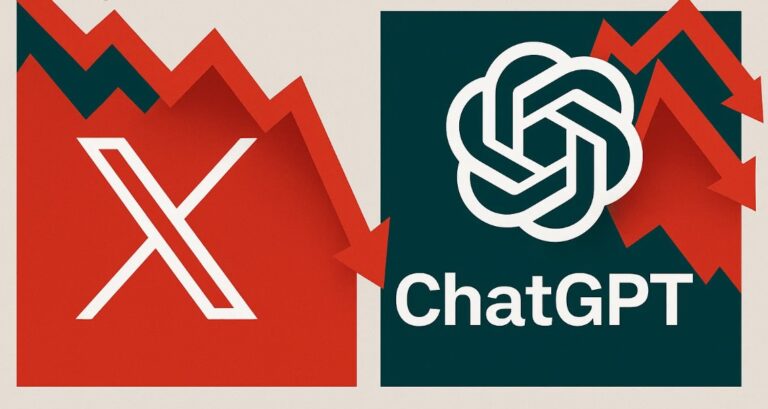 Caída masiva de webs y aplicaciones: X y ChatGPT, entre las afectadas