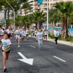 Niños corriendo en la primera Cursa Solidària en Palma