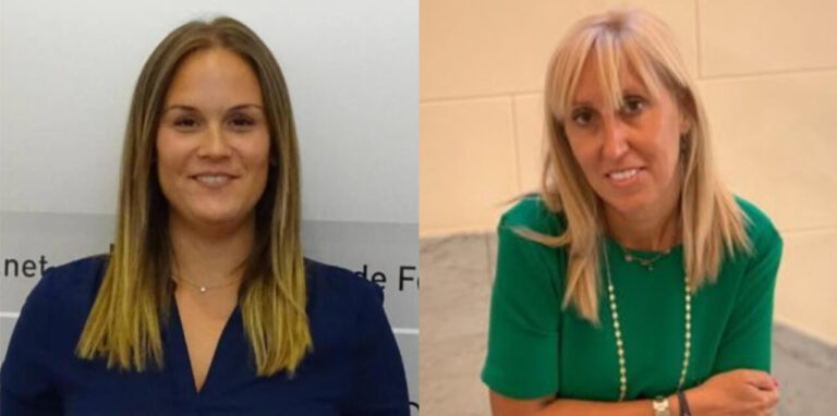 Catalina Soler y Damiana Massutí en un evento público