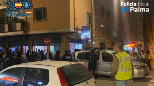 Tres detenidos, armas y drogas en un macrooperativo policial en Son Gotleu