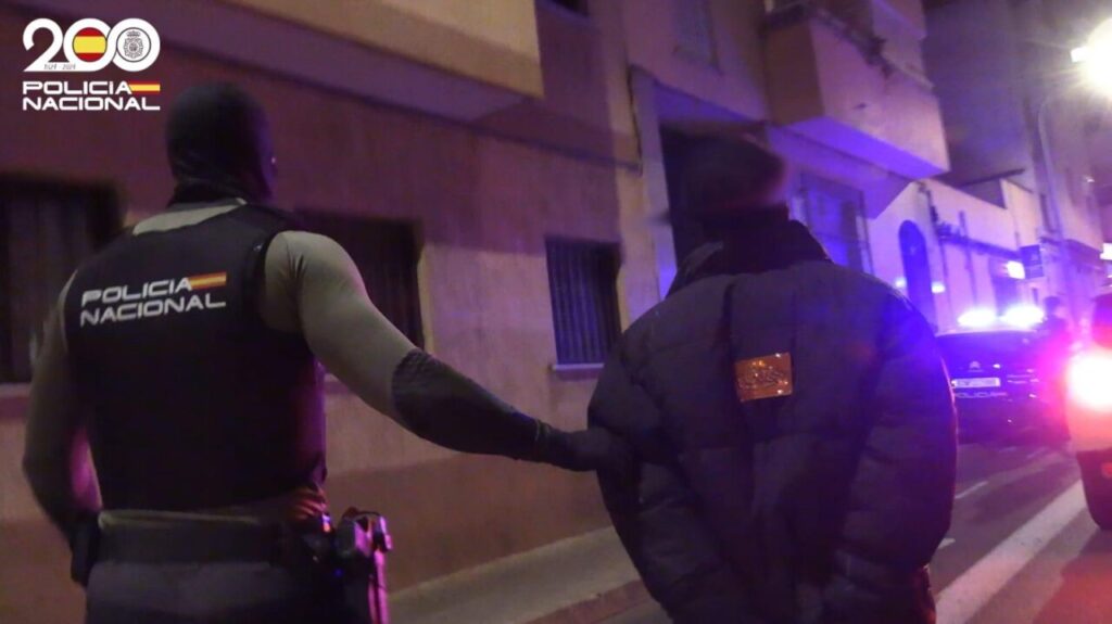 Detención de un sospechoso por venta de drogas en Es Fortí.