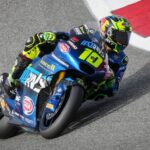 Diogo Moreira compitiendo en Moto2 en 2025