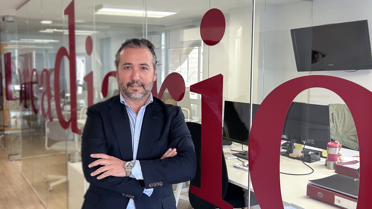 Fernando Rubio en la redacción de mallorcadiario.com. | Autor: Rafa Gil.