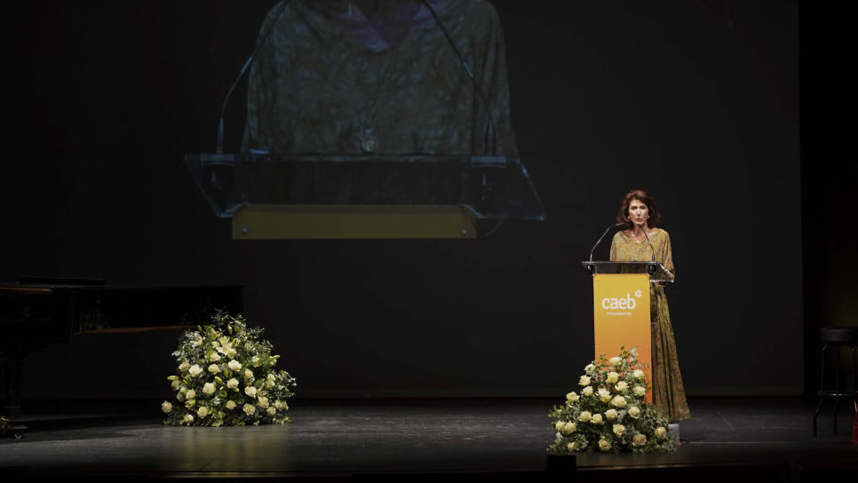 Carmen Planas en la Gala del Empresario 2025 en Menorca