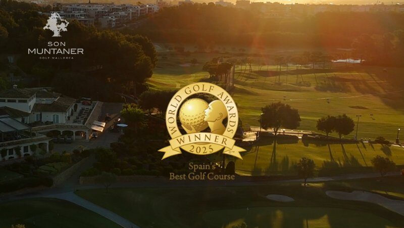 Campo de golf Son Muntaner con el premio World Golf Awards 2025.