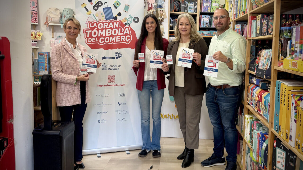 La Gran T&oacute;mbola del Comer&ccedil; de Mallorca reparte m&aacute;s de 200 premios para reactivar el comercio local