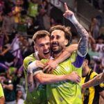 Jugadores del Illes Balears Palma Futsal celebrando su victoria en la Intercontinental 2025.