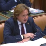 Jorge Campos en su intervención en la Comisión de Política Territorial del Congreso. | YouTube 'Congreso - Canal Parlamento'