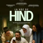 Cartel de la pel&iacute;cula La voz de Hind con actores principales