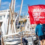 Participantes de Magic Line en un evento náutico en Mallorca