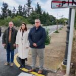 Inauguración de la renovación del asfalto en la carretera de Algaida a Pina