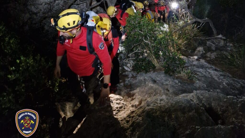 Rescatadas dos escaladoras tras quedar atrapadas en una pared de 210 metros en Sa Gubia