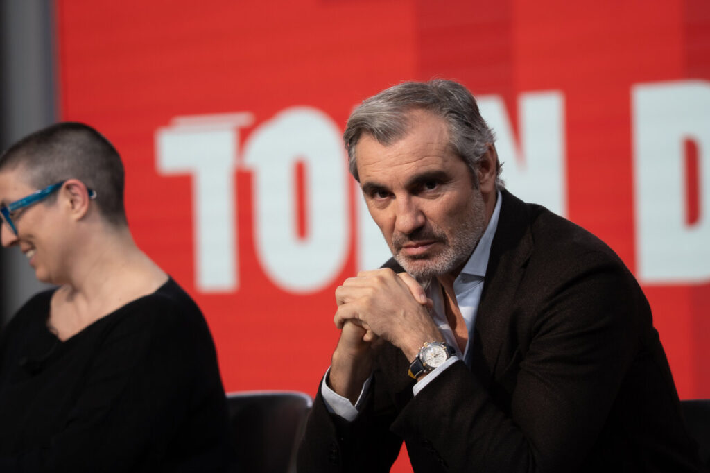 Participantes del programa Torn de Paraula en un evento