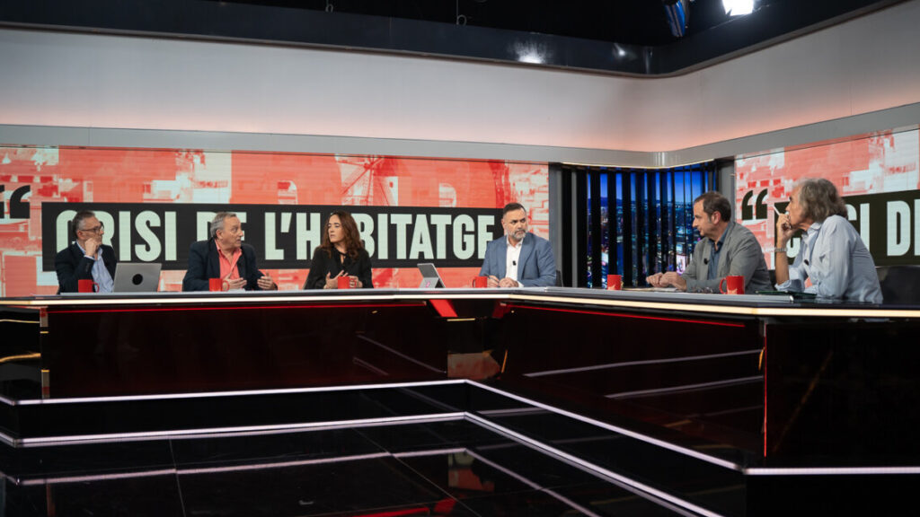 Panel de discusión sobre la crisis de la vivienda en el programa Torn de Paraula