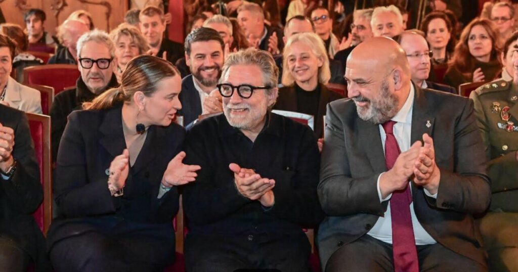 Jaume Plensa en el acto de nombramiento como embajador de Palma