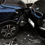 Accidente de dos veh&iacute;culos en Selva con da&ntilde;os visibles.