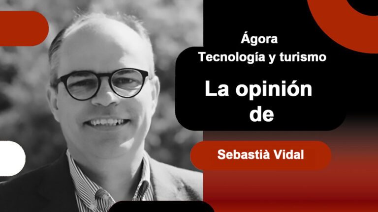 Retrato de Sebastìa Vidal en el contexto de tecnología y turismo