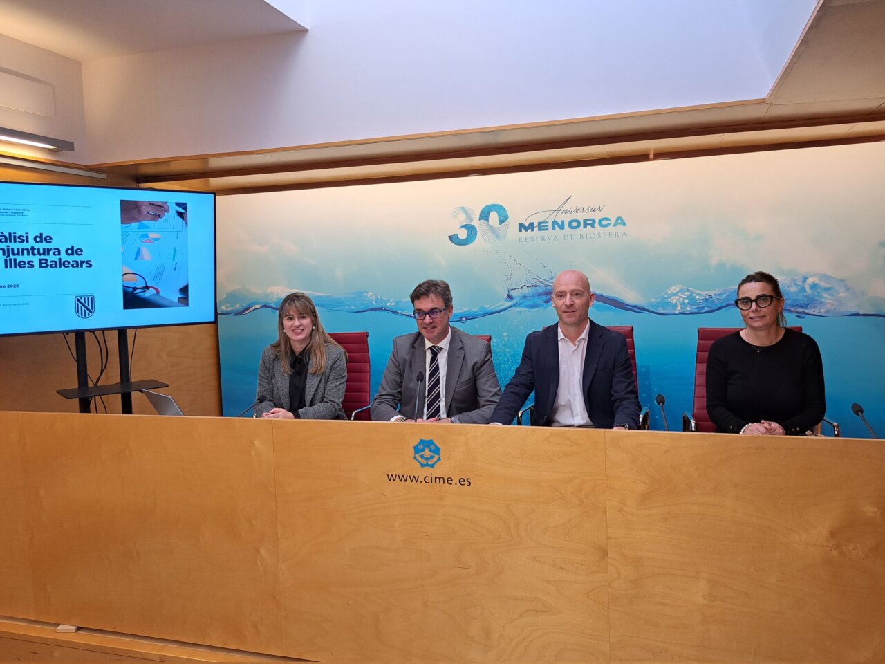 Presentación del análisis de la economía de Baleares en Menorca