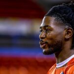 Archange Izaw-Bolavie en su presentación como jugador del Palmer Basket