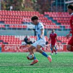 Jugadores del Atlético Baleares en un partido contra el Terrassa