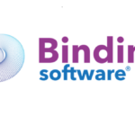 Logo de Binding Software en colores azul y morado
