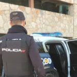 Agentes de la Policía Nacional en una detención en Palma