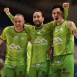 Jugadores del Illes Balears Palma Futsal celebrando una victoria