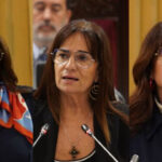 Manuela Cañadas, portavoz de Vox, en el Parlamento de Baleares.