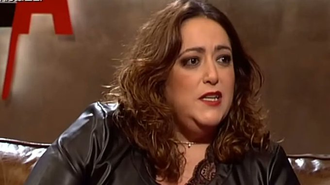 Patricia L&oacute;pez, periodista de investigaci&oacute;n en un programa de televisi&oacute;n