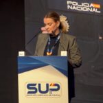 Marga Prohens hablando en el XIII Congreso del SUP en Toledo