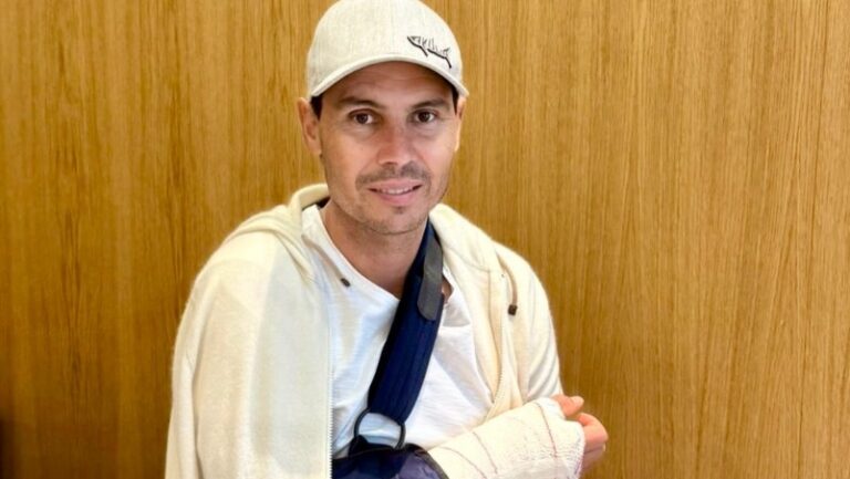 Rafa Nadal, operado de su mano derecha por artrosis severa