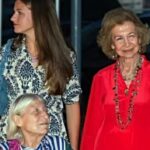 Tatiana Radziwill y Doña Sofía en un evento social