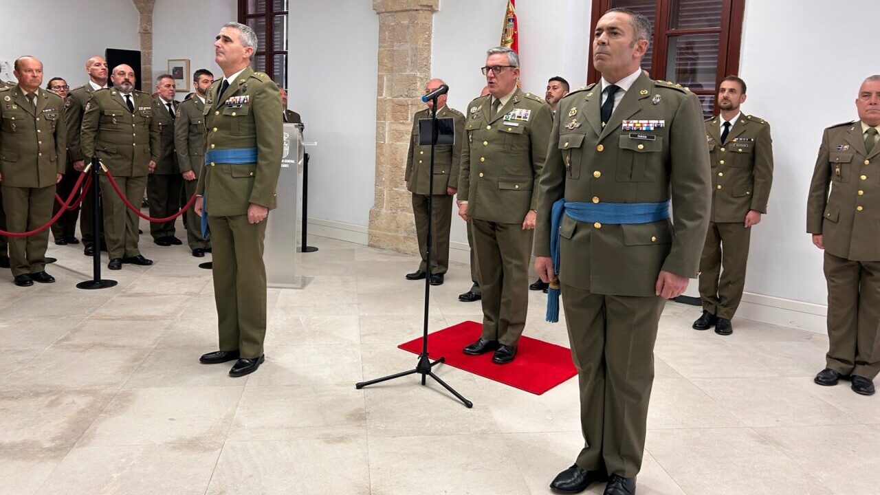 Acto de toma de posesión del coronel José Manuel Durán en el Palacio de La Almudaina.