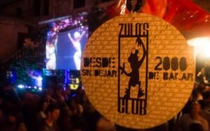 Decoraci&oacute;n del Zulos Club durante su 25 aniversario en S&oacute;tano Club