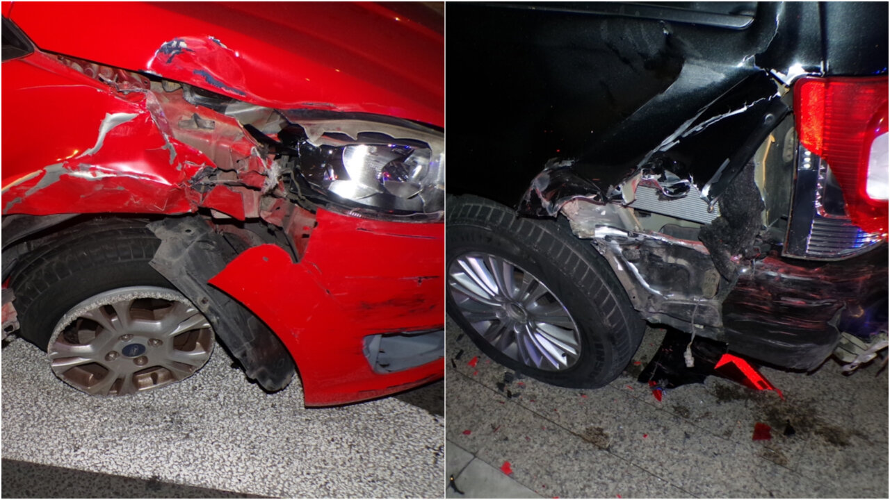 Un conductor borracho provoca un accidente m&uacute;ltiple en el Paseo Mar&iacute;timo y se da a la fuga