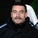 Albert Riera, nuevo entrenador del Eintracht Frankfurt, en una conferencia.