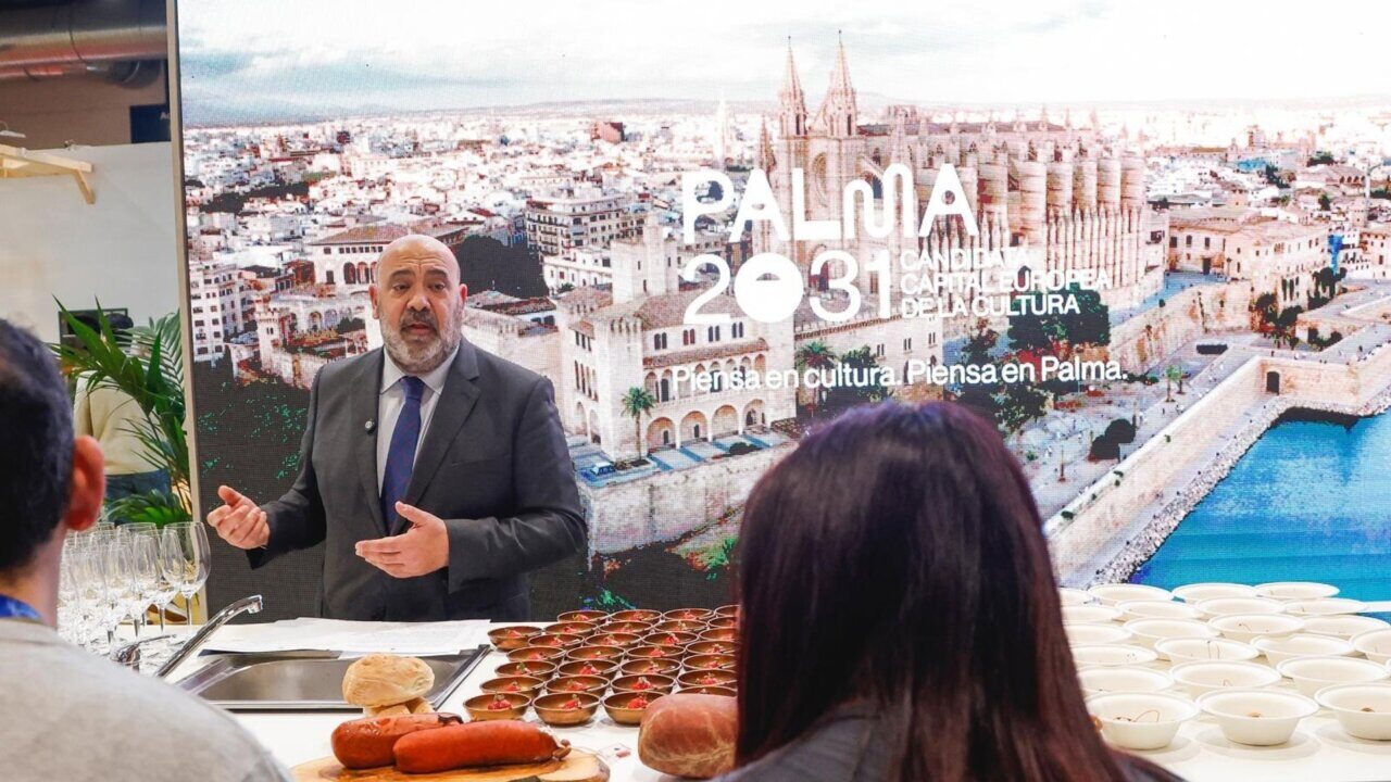 El alcalde de Palma en un evento de Madrid Fusi&oacute;n sobre cocina aut&oacute;ctona.