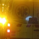 Ambulancias en la escena de un incidente en Son Moix