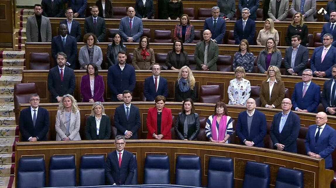 Miembros del Congreso de los Diputados durante un debate sobre pensiones