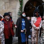 Grupo de 'dimonis' en Manacor durante un evento cultural