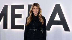Melania Trump en la premiere del documental sobre su vida