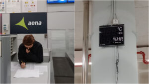 Aena congela a los trabajadores del aeropuerto de Palma: "Estamos muertos de fr&iacute;o"