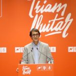 Iago Negueruela durante una rueda de prensa del PSIB-PSOE